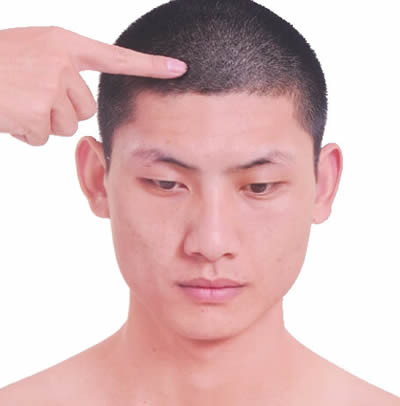 目窗穴的正确位置图