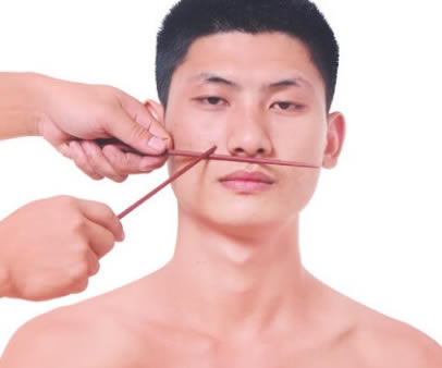 巨髎穴的正确位置图