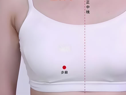 步廊穴的正确位置图