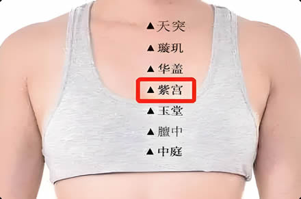 紫宫穴的正确位置图