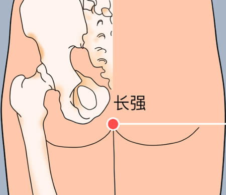 长强穴的正确位置图