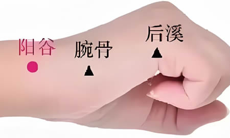 阳谷穴的正确位置图