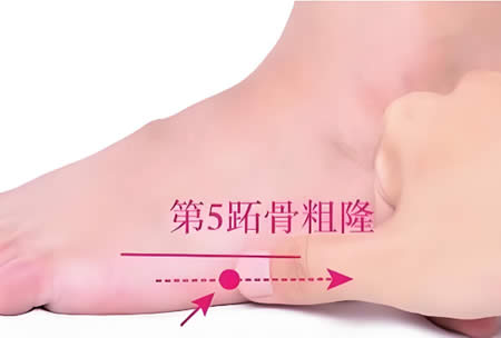 京骨穴位正确位置图